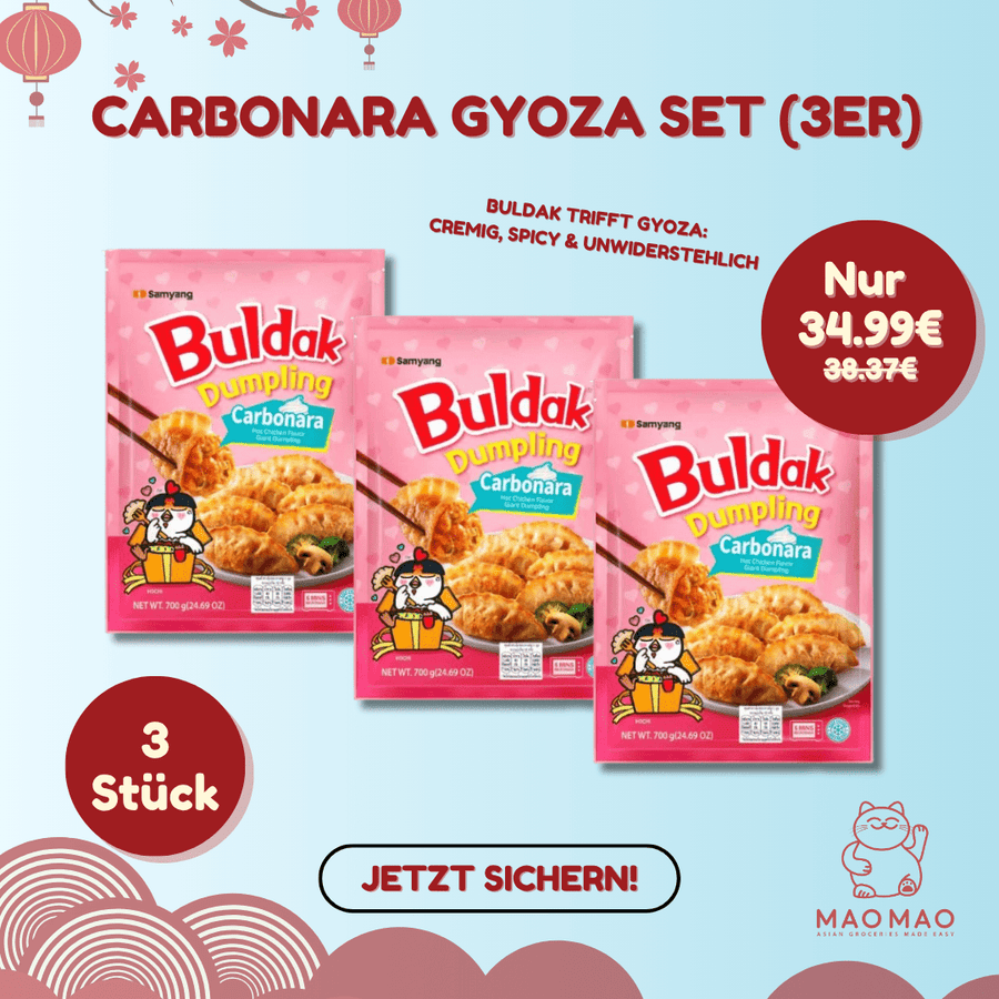 (KW) Carbonara Gyoza Vorteilspack (3er) - MAOMAO