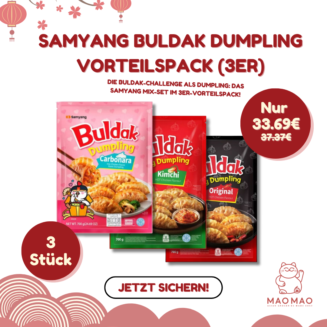 (KW) Samyang Buldak Dumpling Vorteilspack (3er) - MAOMAO