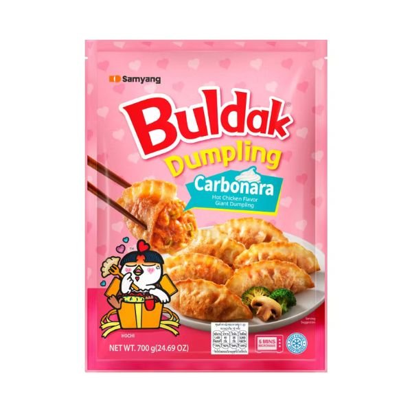 (KW) SAMYANG Hot Chicken Carbonara Gyoza Teigtasche 700g - MAOMAO