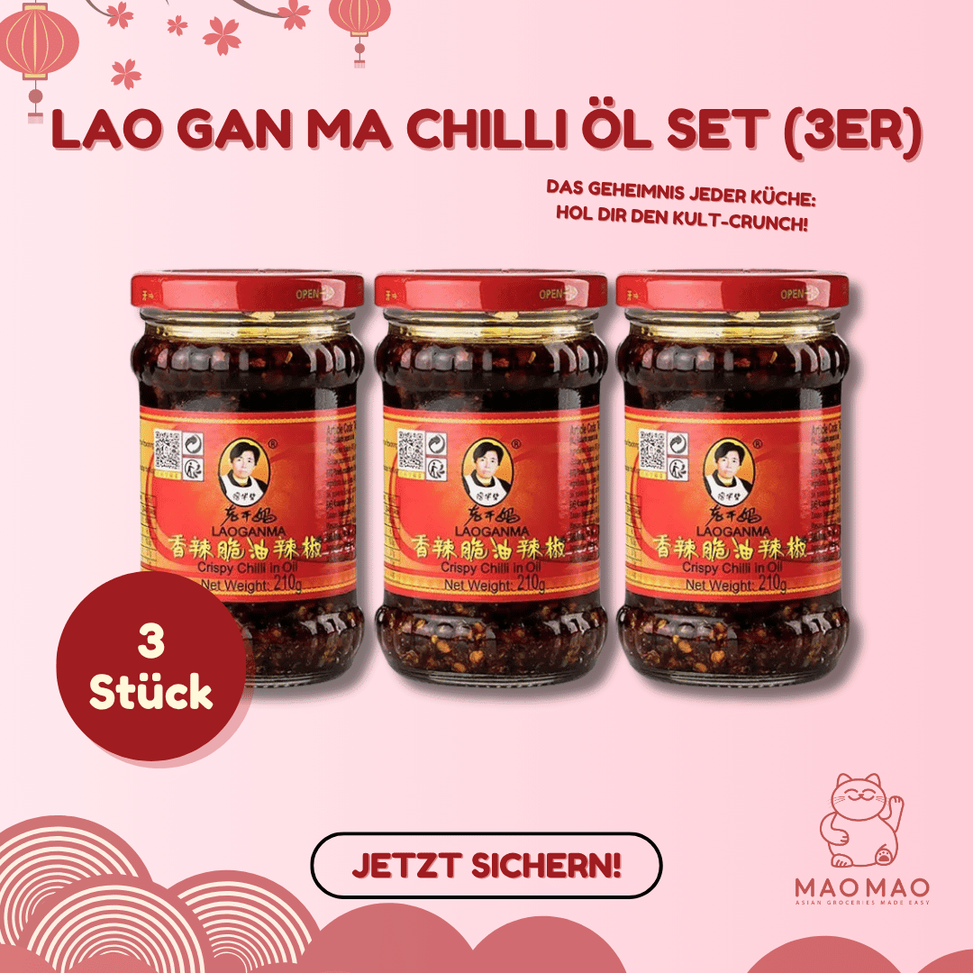 LAO GAN MA Chilli Öl Set (3er) - MAOMAO