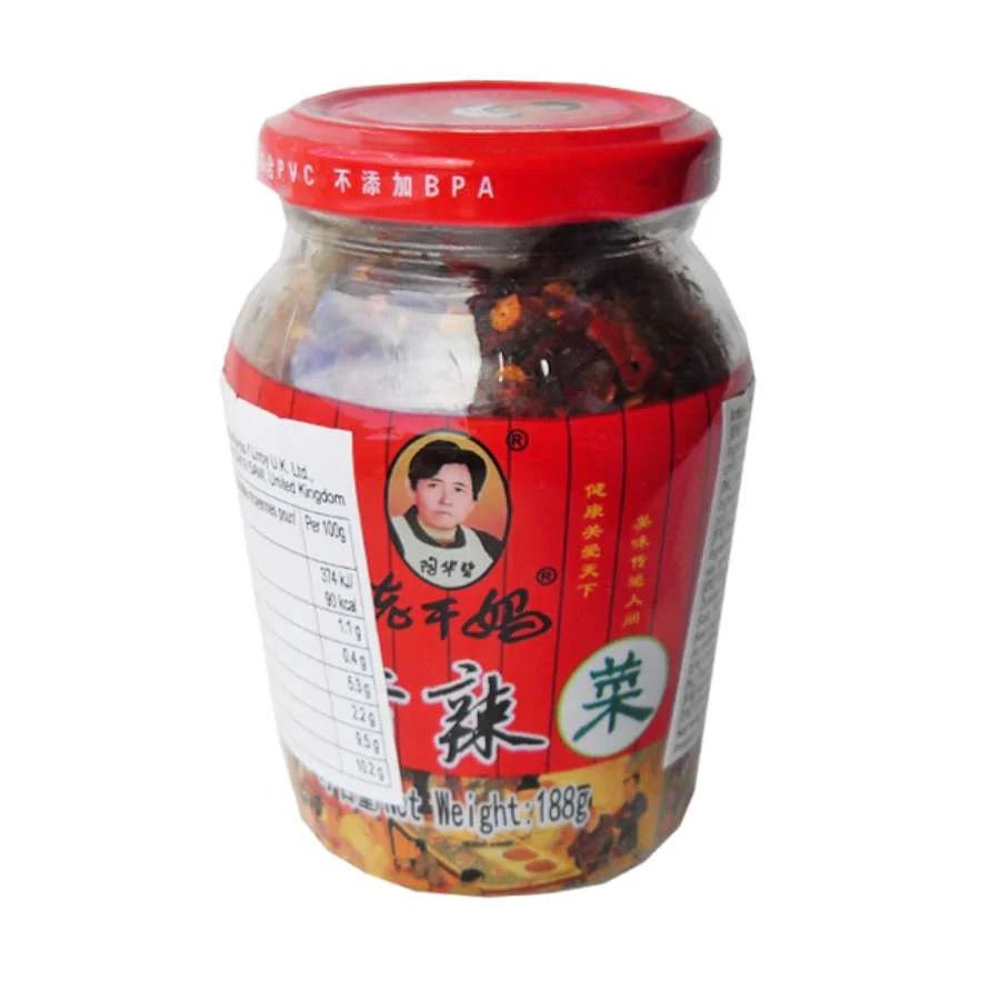 LAO GAN MA Eingelegter Blattsenf und Chili 188g - MAOMAO