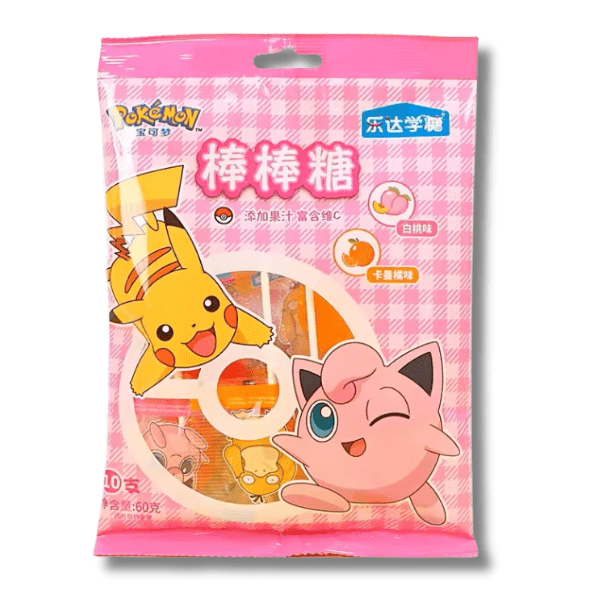LEDA Pokémon Lutscher Pfirsich & Orange 60 g - MAOMAO