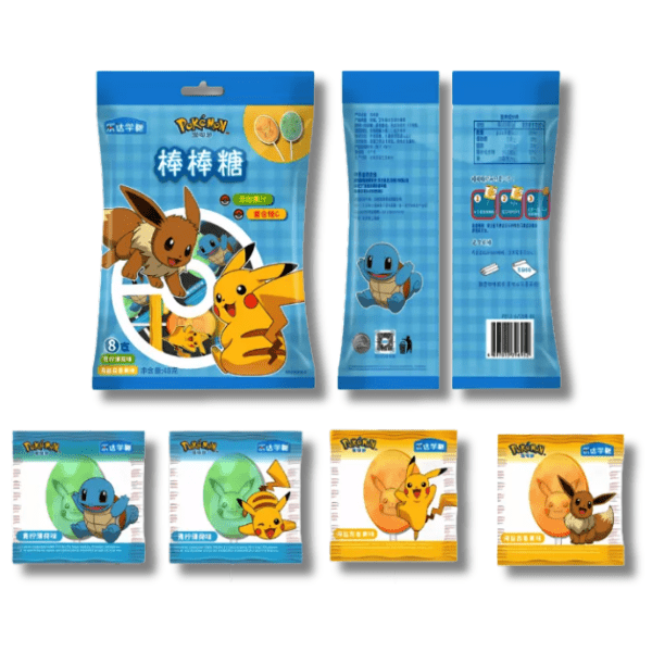 LEDA Pokémon Lutscher Zitrone Minze & Maracuja 60 g - MAOMAO