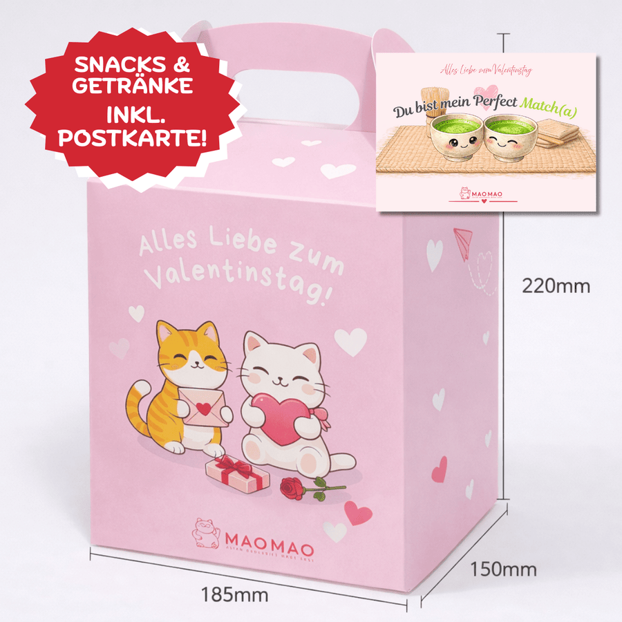 Limitiertes DIY Valentinstags - Set inkl. Postkarte „Du bist mein Perfect Match(a)“ - MAOMAO