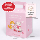 Limitiertes DIY Valentinstags-Set inkl. Postkarte „Du Reis(t) mich um.“ Bild 1