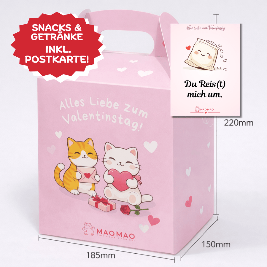 Limitiertes DIY Valentinstags - Set inkl. Postkarte „Du Reis(t) mich um.“ - MAOMAO