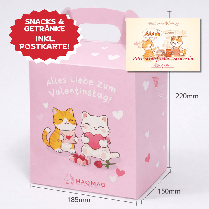 Limitiertes DIY Valentinstags - Set inkl. Postkarte „Extra scharf, bitte – so wie du“ - MAOMAO