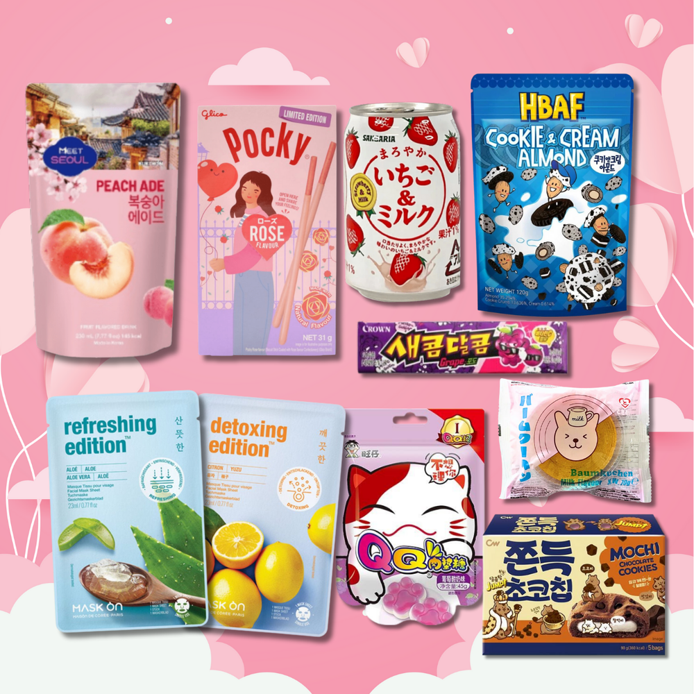 Limitiertes DIY Valentinstags - Set inkl. Postkarte „Mein Herz brennt - Nicht nur wegen Buldak“ - MAOMAO