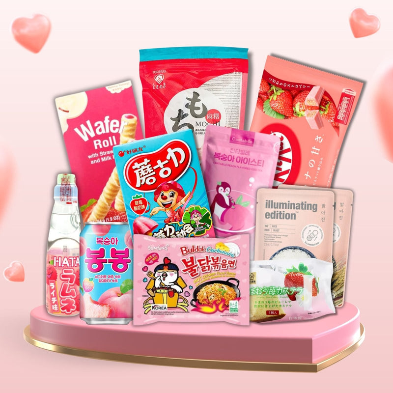 Limitiertes perfektes Set in Pink zum Valentinstag mit DIY-Geschenkbox