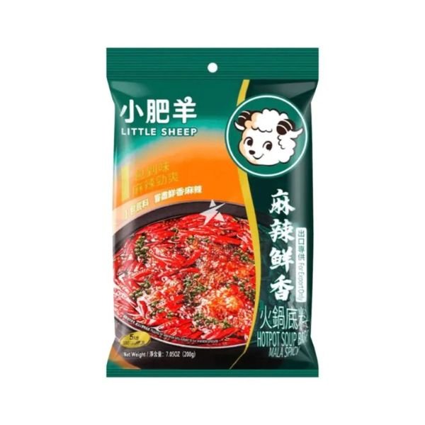 LITTE SHEEP Hot Pot Suppenbasis würziges Mala 200g - MAOMAO