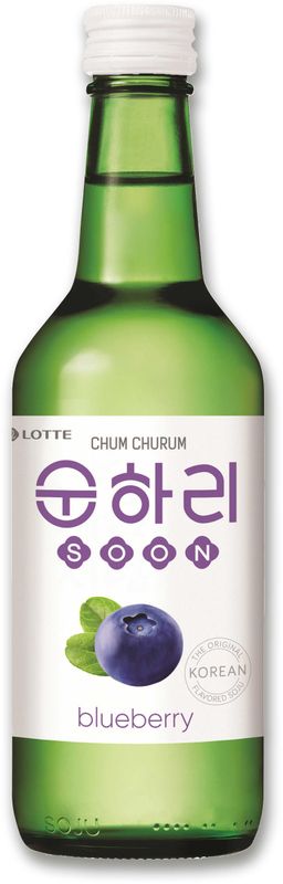 LOTTE CHUM CHURUM Heidelbeere [Soju] (12% Alc.) 350ml - MAOMAO