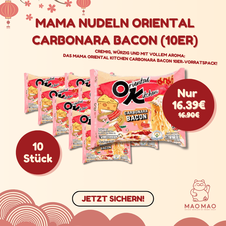 MAMA Instant Nudeln Oriental Carbonara Bacon (10er) - MAOMAO