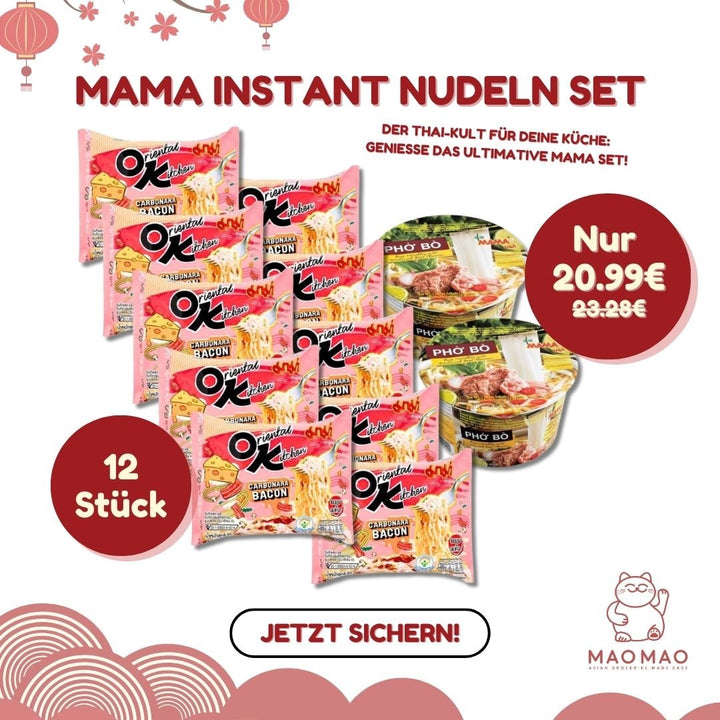 MAMA Instant Nudeln Set (12er) - MAOMAO