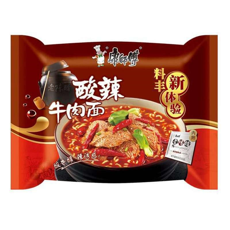 MASTER KONG Scharf - saure Rindfleischnudeln 111g - MAOMAO