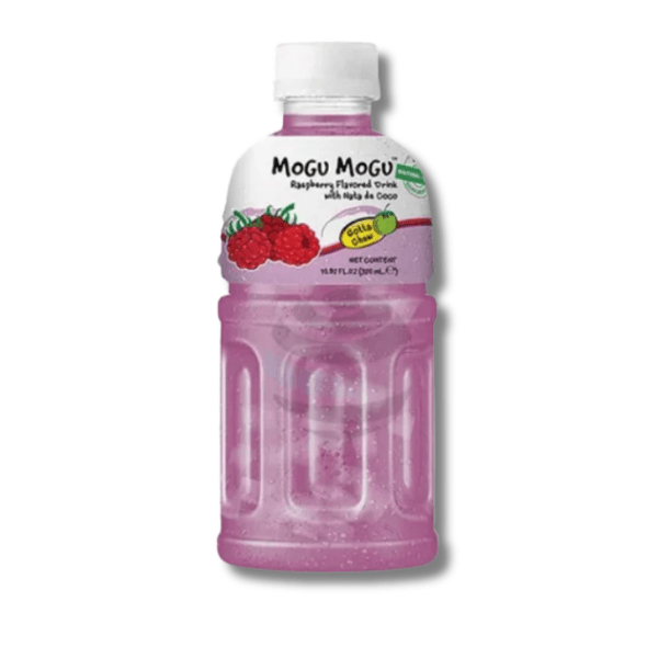MOGU MOGU Himbeergetränk mit Nata De Coco 320ml (EINWEG)