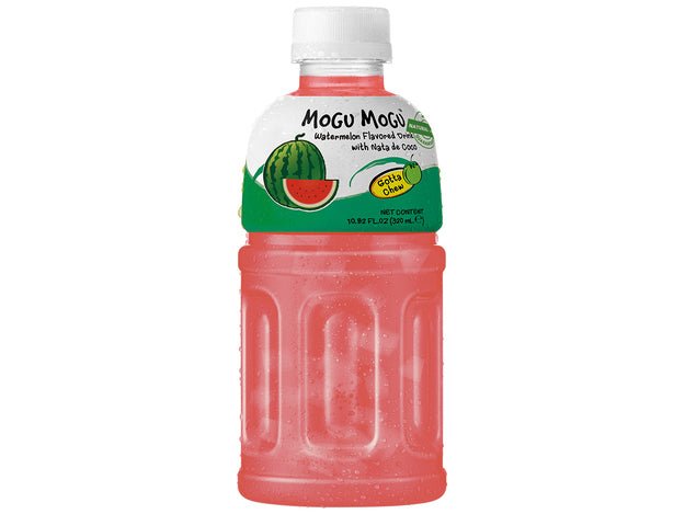 MOGU MOGU Wassermelonengetränk mit Nata De Coco 320ml (EINWEG) - MAOMAO