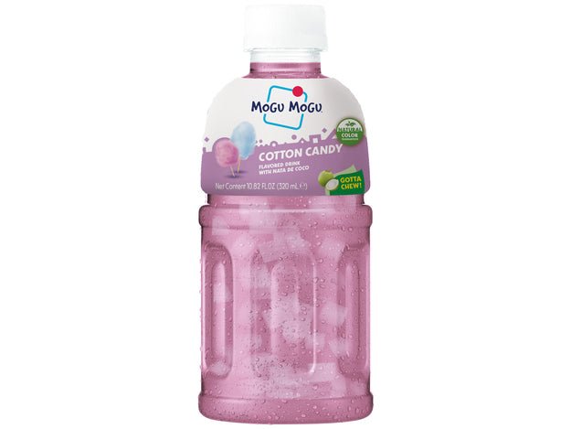 MOGU MOGU Zuckerwattegertränk mit Nata De Coco 320ml (EINWEG) - MAOMAO