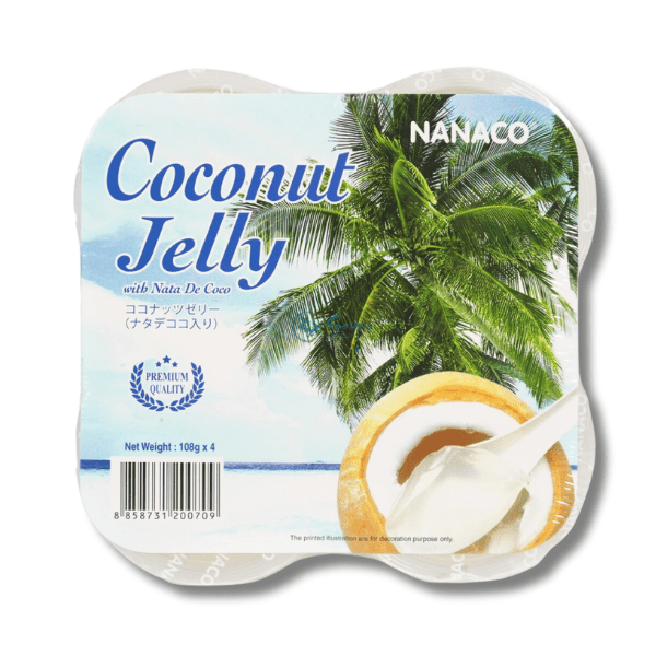 NANACO Nata De Coco Jelly Coconut 432g - MAOMAO