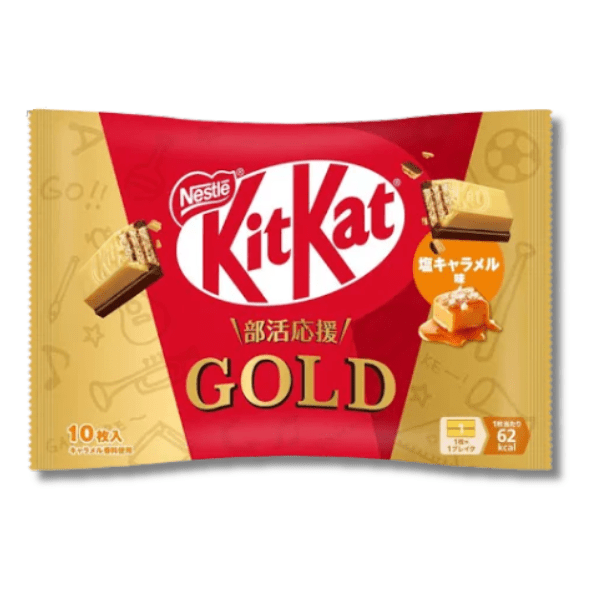 NESTLE KitKat Gold Salzkaramell Geschmack 10 Stück 116g - MAOMAO