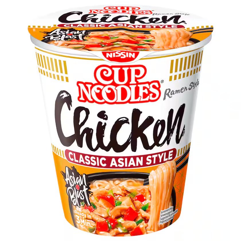 NISSIN Instant Cup Nudeln Tasty Chicken 63g - MAOMAO