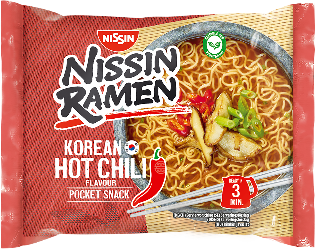 NISSIN Instant Ramen Koreanische scharfe Chili 65,2g - MAOMAO