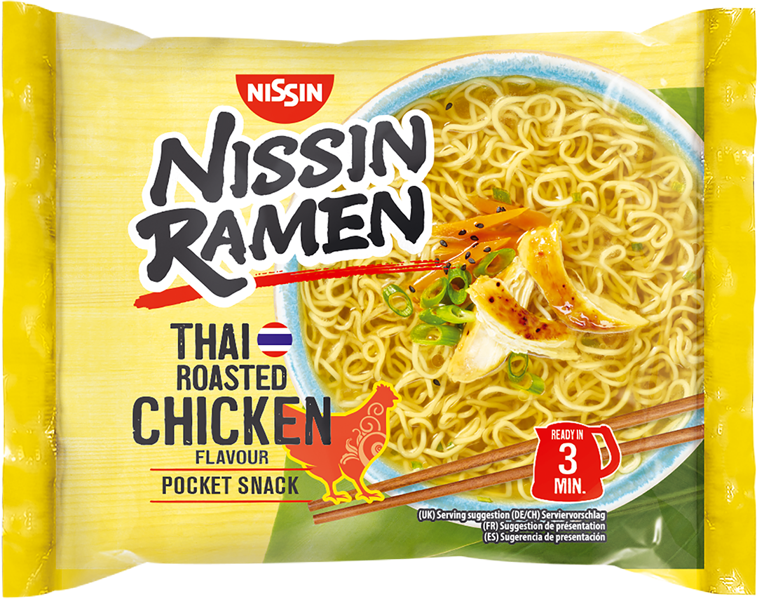 NISSIN Instant Ramen Thailändisch gebratenes Hähnchen 65g - MAOMAO