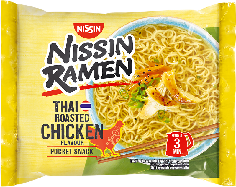 NISSIN Instant Ramen Thailändisch gebratenes Hähnchen 65g