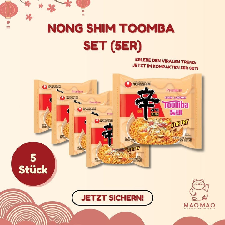 Nong Shim Toomba Set (5er) - MAOMAO