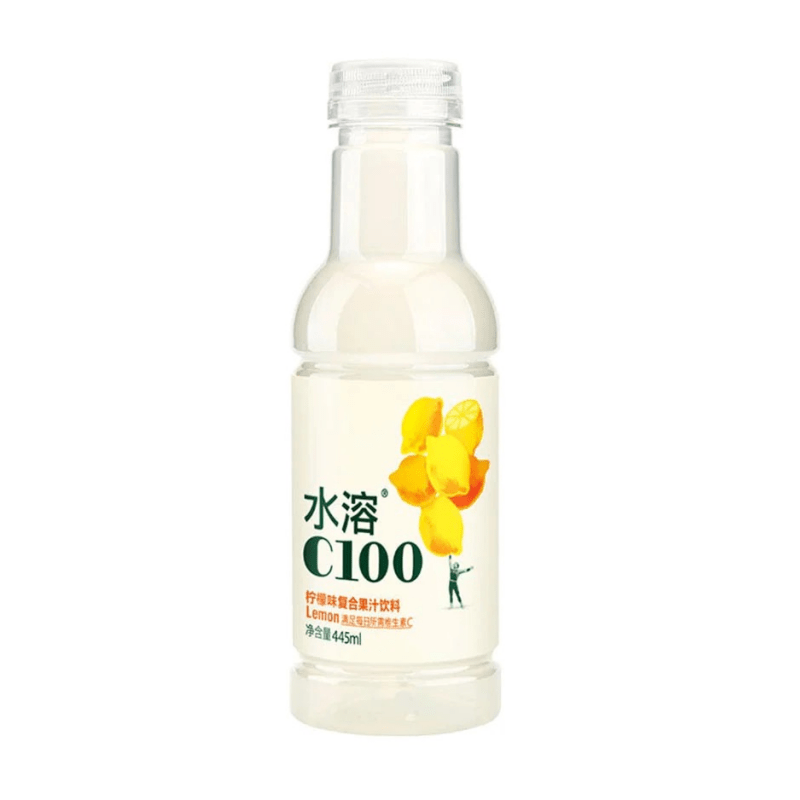 NONGFU SPRING C100 Zitronen-Fruchtsaftgetränk 445ml (EINWEG) - MAOMAO