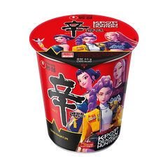 NUR 1 EURO K-Pop Demon Hunters x NONG SHIM Instant Cup Nudeln Shin Ramyun 68g  - 3 Stück Max pro Bestellung