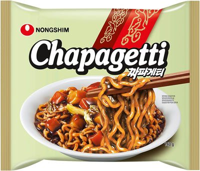 NUR 1 EURO NONG SHIM Instant Nudeln Chapagetti 140g - 3 Stück Max pro Bestellung
