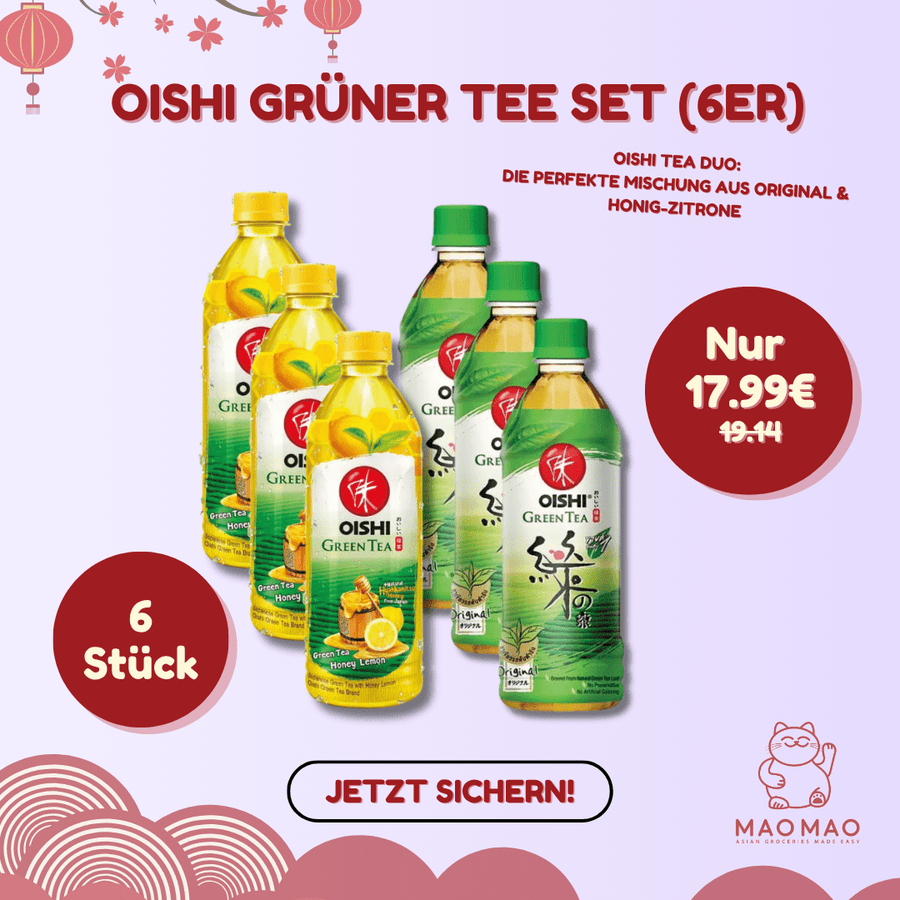 OISHI Grüner Tee Set (6er) - MAOMAO