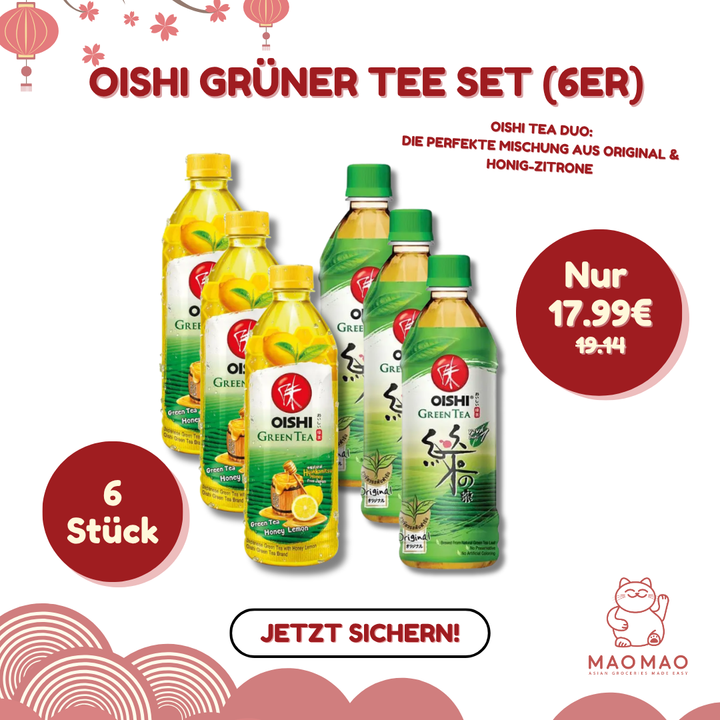OISHI Grüner Tee Set (6er) - MAOMAO