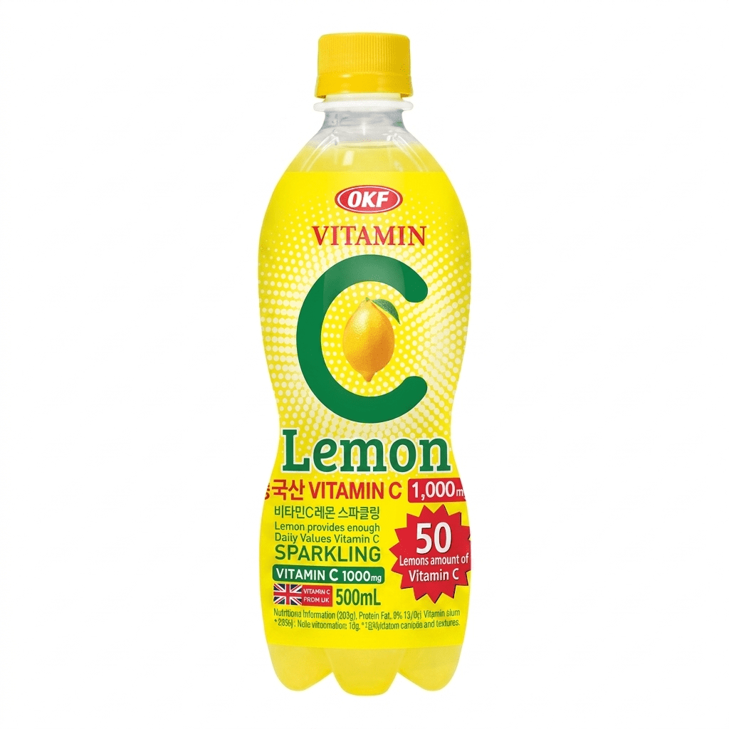 OKF Getränk mit Vitamin C Zitronengeschmack 500ml (EINWEG) - MAOMAO