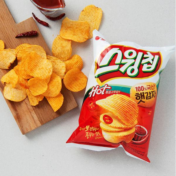 ORION Swing Chips mit koreanischem Chilipasten Geschmack 60g - MAOMAO