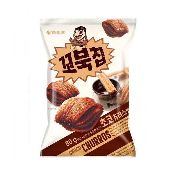 ORION Turtle Chips Choco Churros Flavor 80g