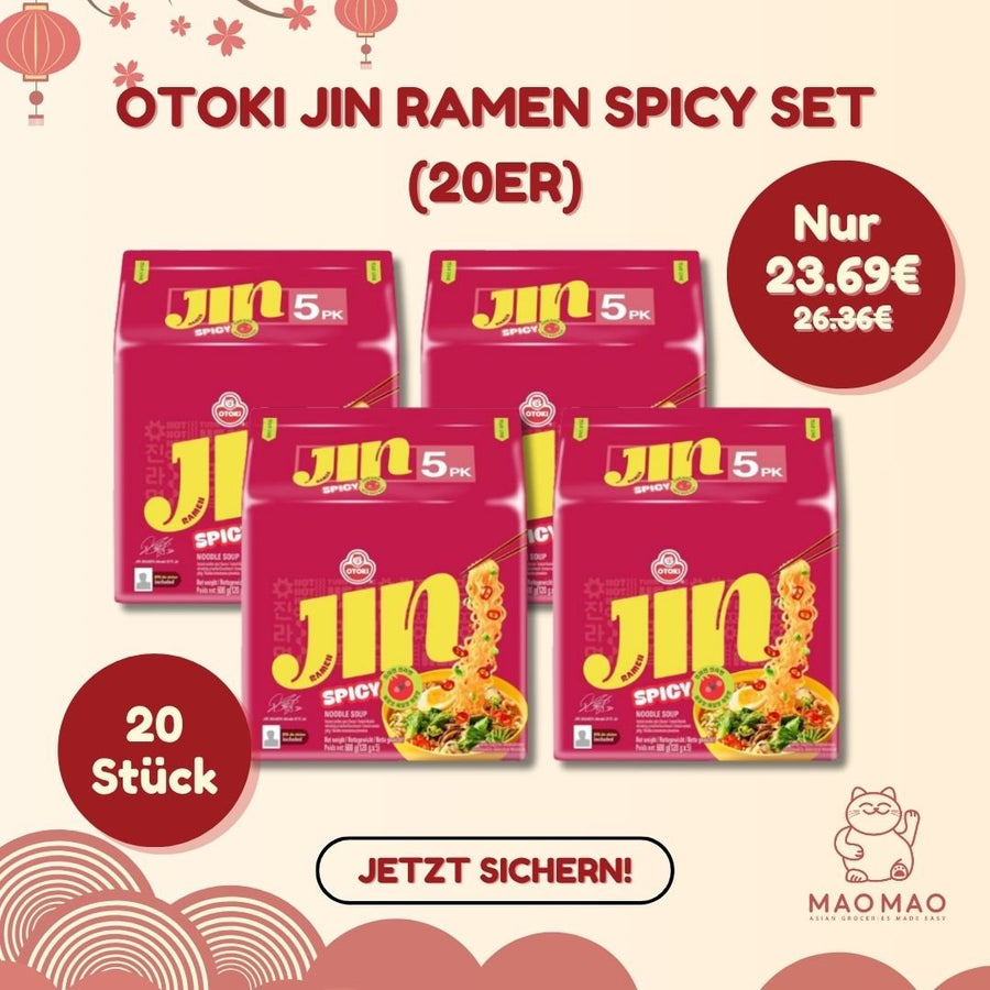 OTOKI Jin Ramen Spicy Set (20er) - MAOMAO