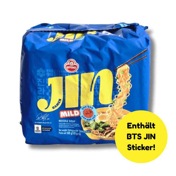 OTTOGI Jin Ramen Multi Mild 600g (5x120g) - MAOMAO