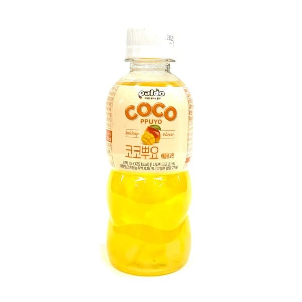 PALDO CoCo Ppuyo Apple Mango Juice with Nata de Coco 280ml (SINGLE-USE)