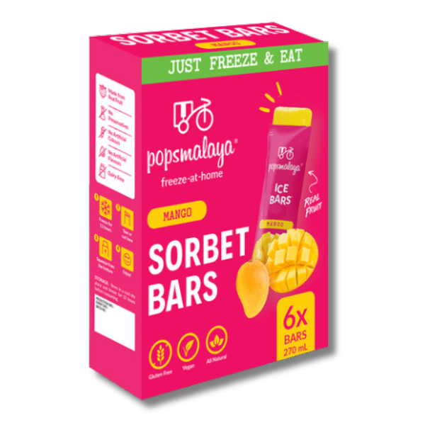 POPSMALAYA Sorbet Eisriegel Mango 270 ml