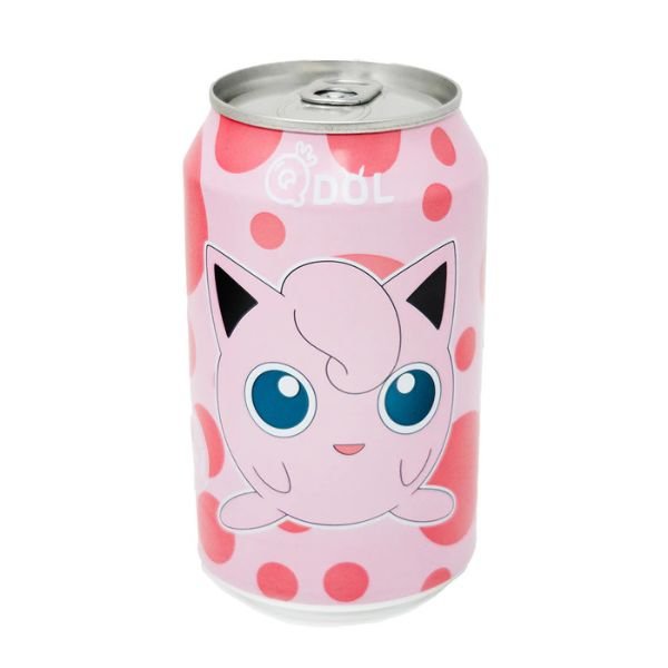 QDOL POKEMON Jigglypuff Sprudelwasser Pfirsichgeschmack 330ml (EINWEG) - MAOMAO