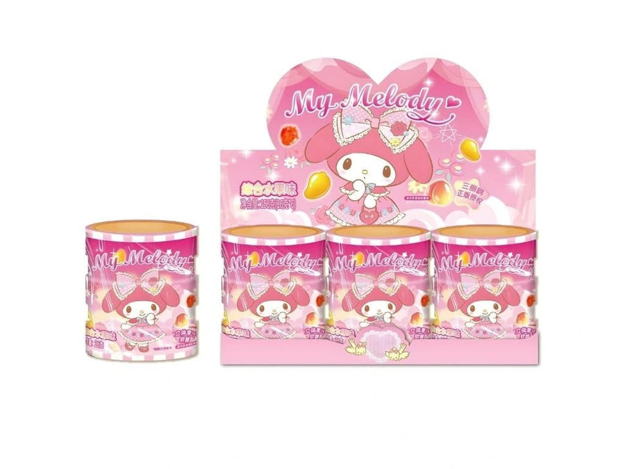 QI MY MELODY Pfirsich - Gummibonbons im Sparschwein 27g - MAOMAO