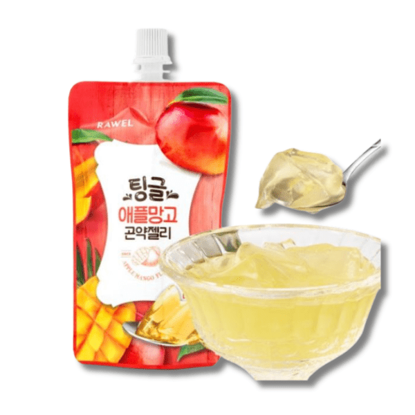 RAWEL Konjac Jelly Apfel - Mango 130g - MAOMAO