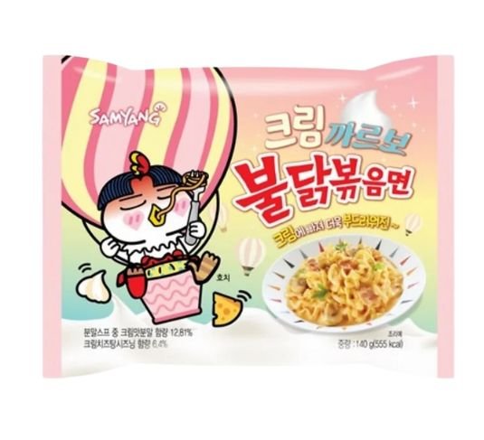 SAMYANG Instant Nudeln Hot Chicken Cream Carbonara 140g [LIMITIERT] - MAOMAO