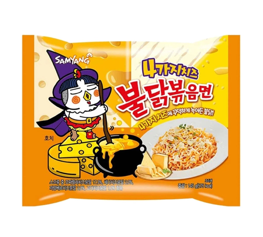 SAMYANG Instant Nudeln Hot Chicken Quattro Cheese 145g [LIMITIERT] - MAOMAO