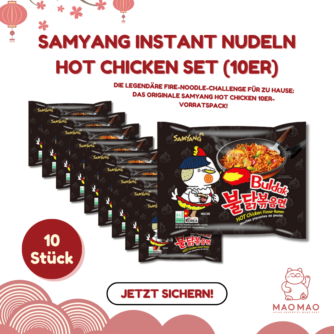 SAMYANG Instant Nudeln Hot Chicken Set (10er) - MAOMAO