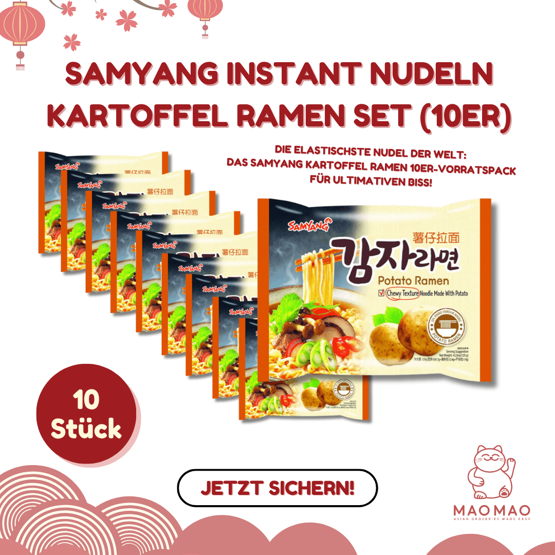 SAMYANG Instant Nudeln Kartoffel Ramen Set (10er) - MAOMAO