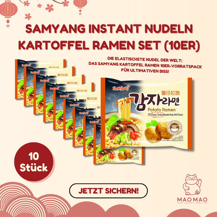 SAMYANG Instant Nudeln Kartoffel Ramen Set (10er) - MAOMAO