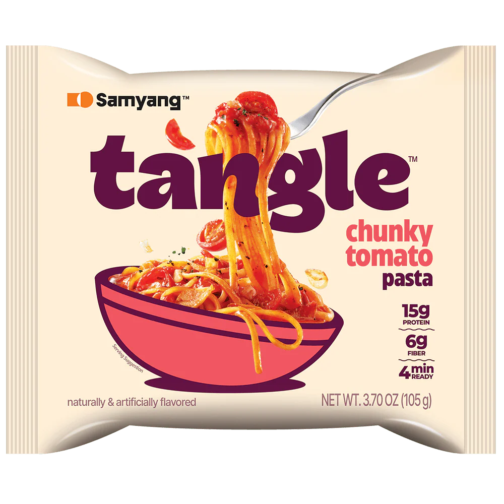 NUR 1 CENT SAMYANG Instant Nudeln Tangle Stückige Tomate 105g  - 3 Stück Max pro Bestellung