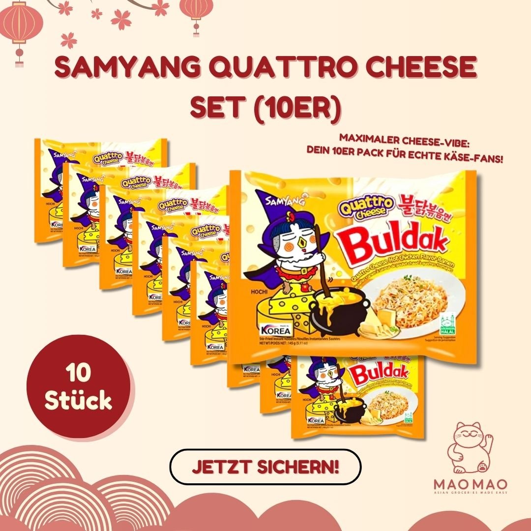Samyang Quattro Cheese Set (10er) - MAOMAO